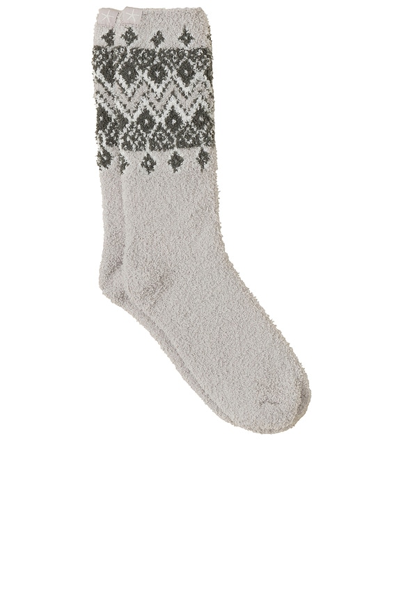 Barefoot Dreams CozyChic Fair Isle Sock