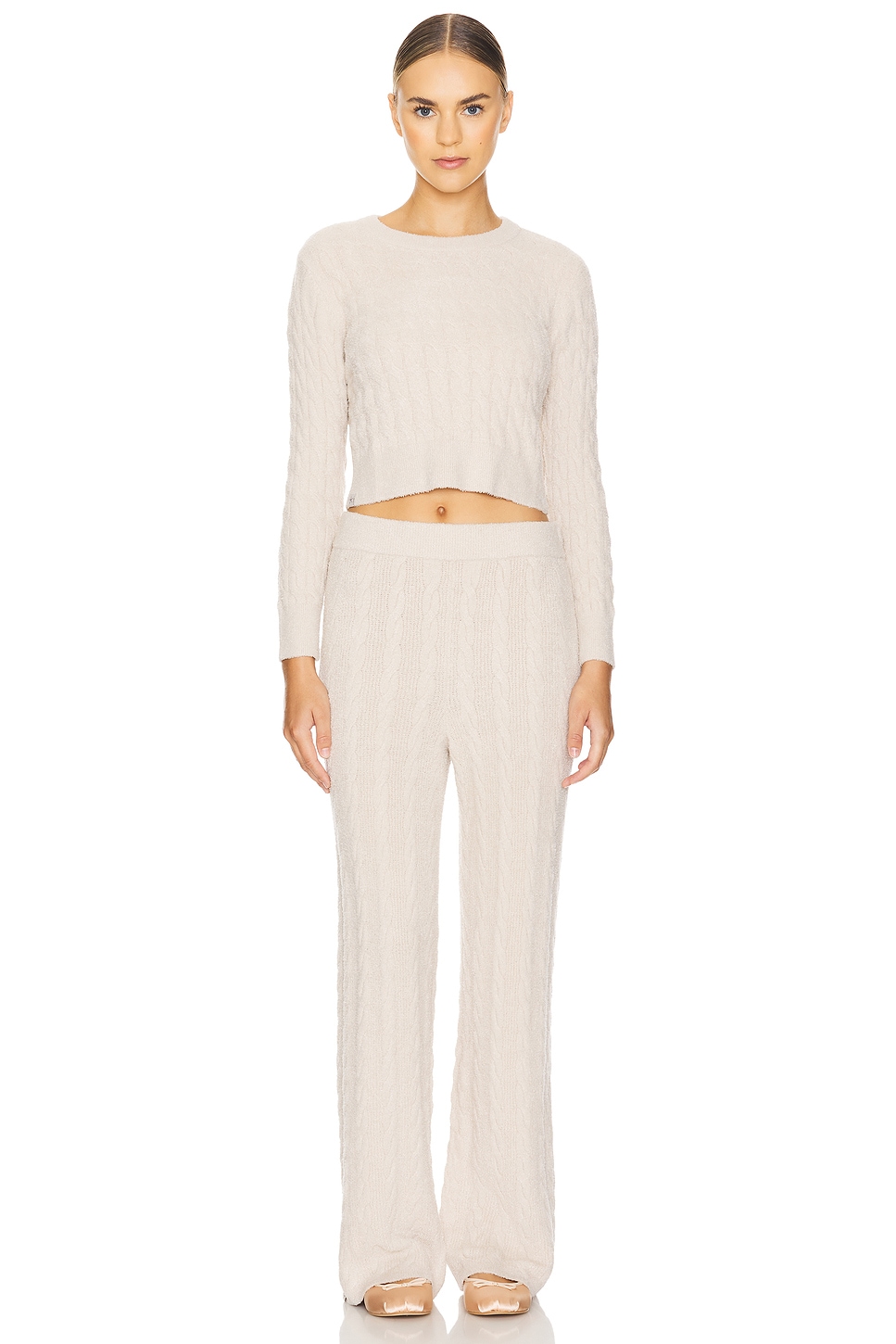 Barefoot Dreams x REVOLVE CozyChic Lite Cable Pullover & Pant Set