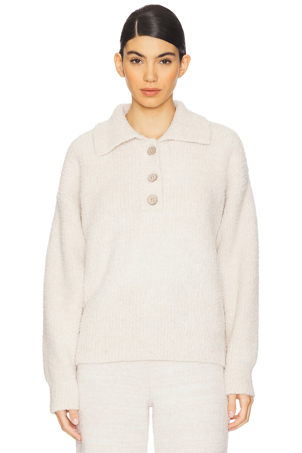 Barefoot Dreams CozyChic Button Pullover