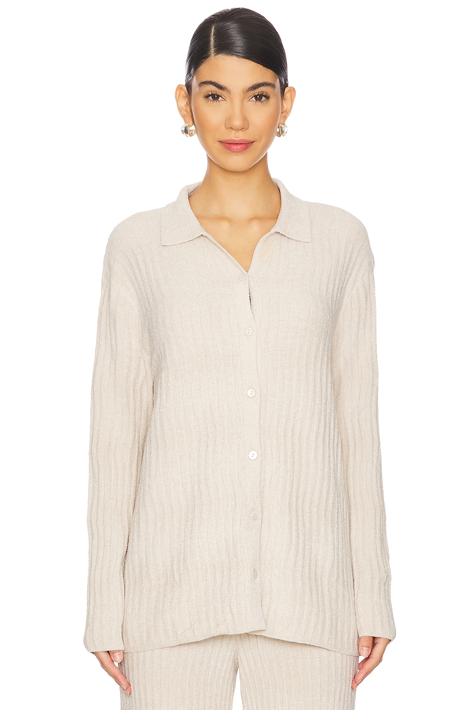 Barefoot Dreams CozyChic Ultra Light Wave Shirt