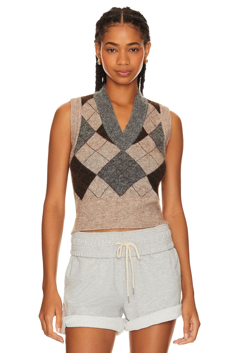 BEVERLY HILLS x REVOLVE Argyle Vest