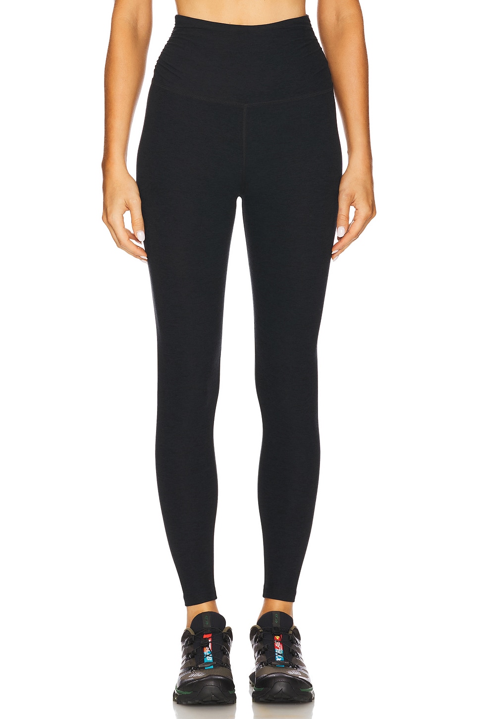 Beyond Yoga Spacedye Raise The Barre Shirred Legging