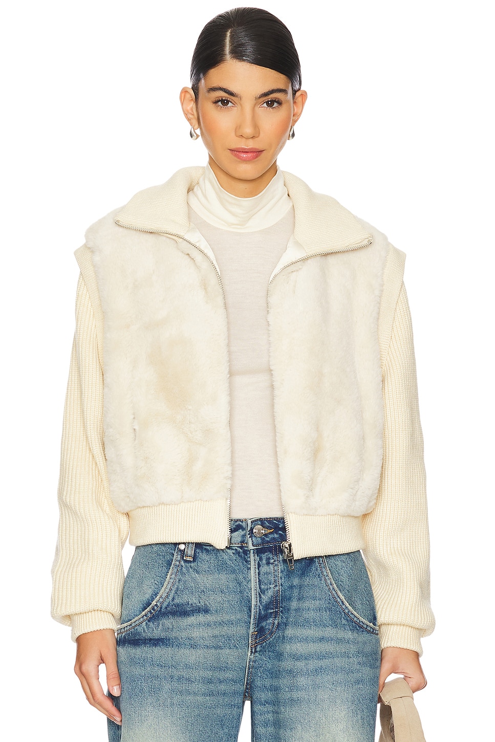 BLANKNYC Faux Fur Jacket