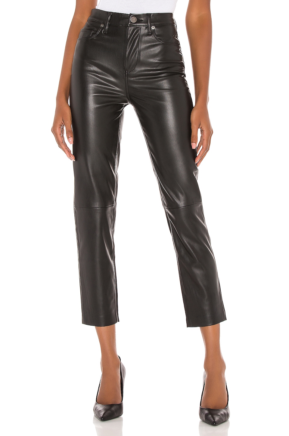 BLANKNYC Faux Leather Straight Leg Pant