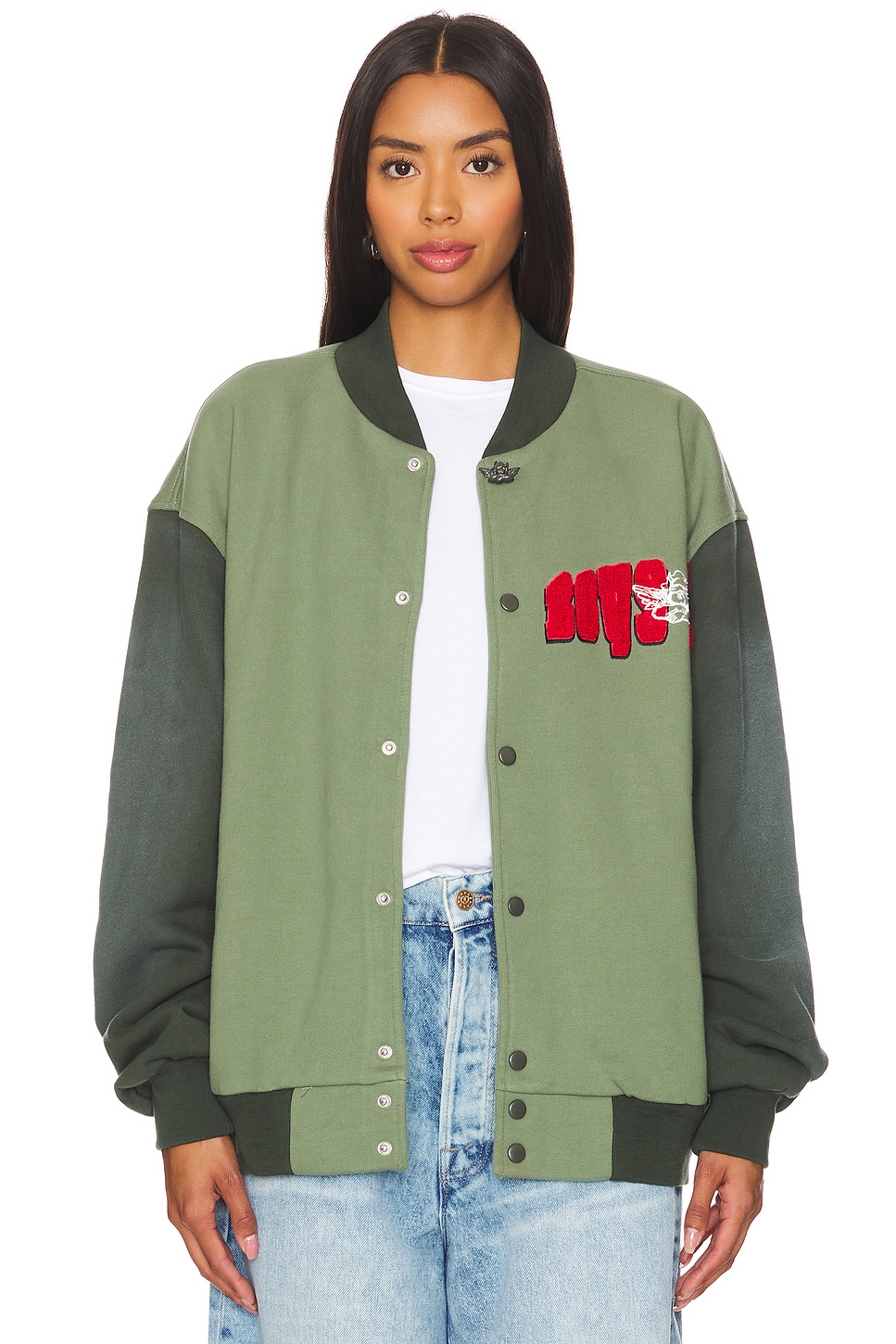 Boys Lie B Shock Varsity Jacket