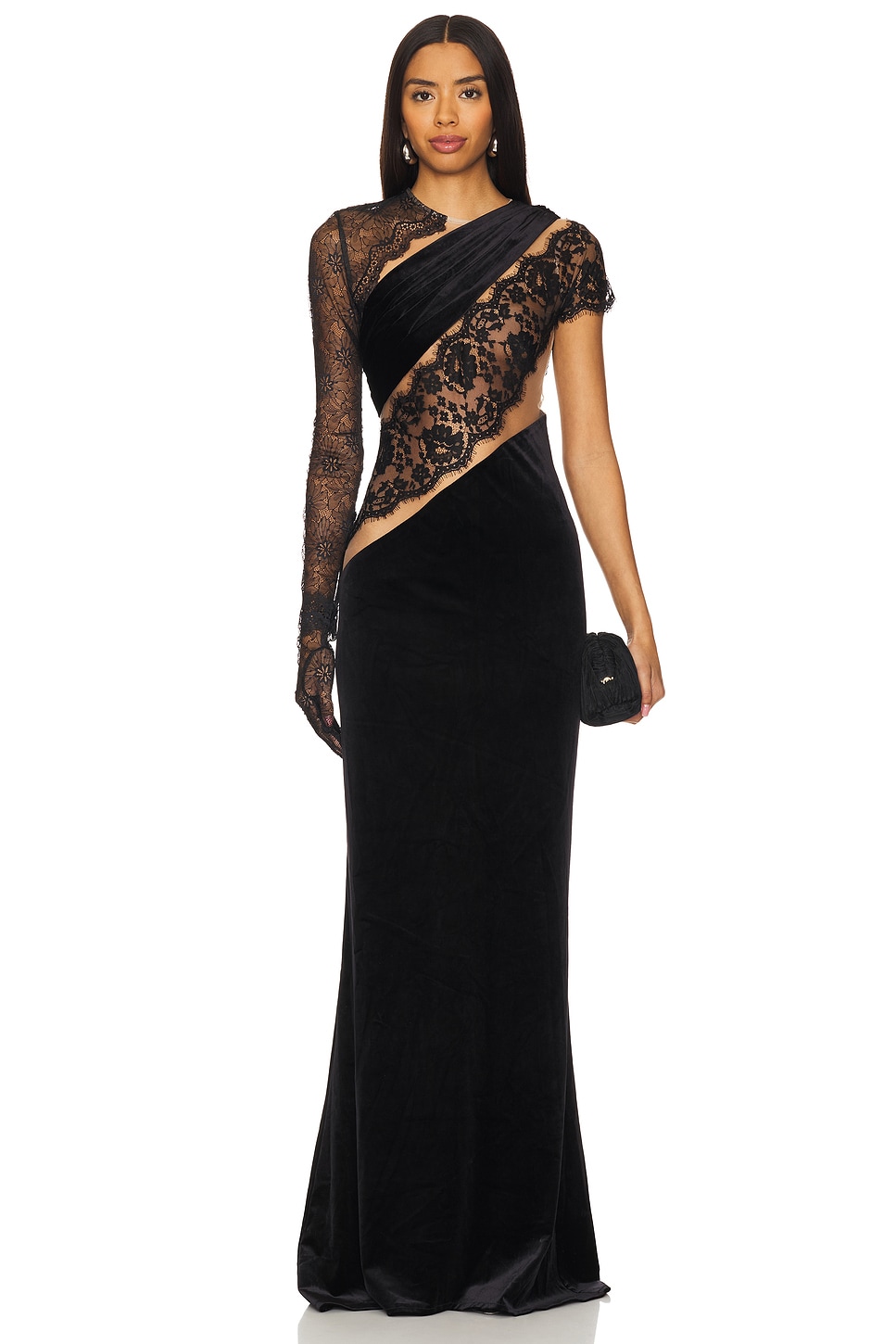 Bronx and Banco Cobra One Shoulder Gown