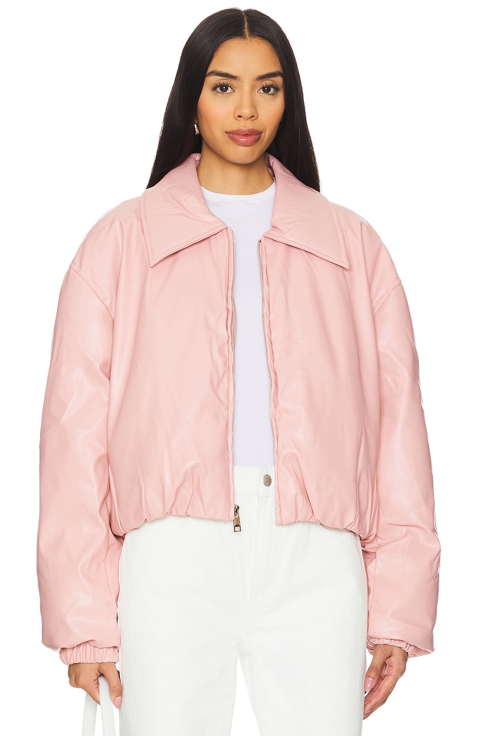 Bubish Elsa Leather Bomber Jacket