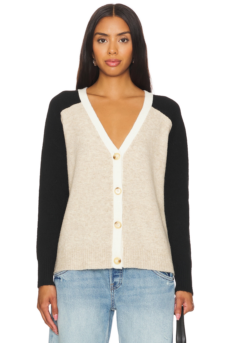 Central Park West Deacon Raglan Sleeve Cardigan