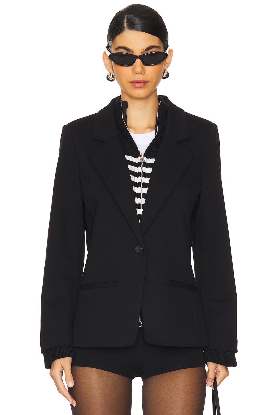 Central Park West Avalon Turtleneck Dickie Blazer