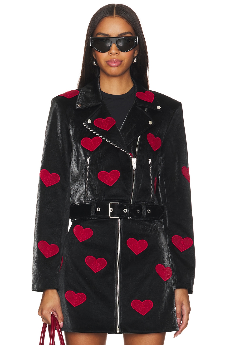 Cinq a Sept Applique Hearts Palo Jacket