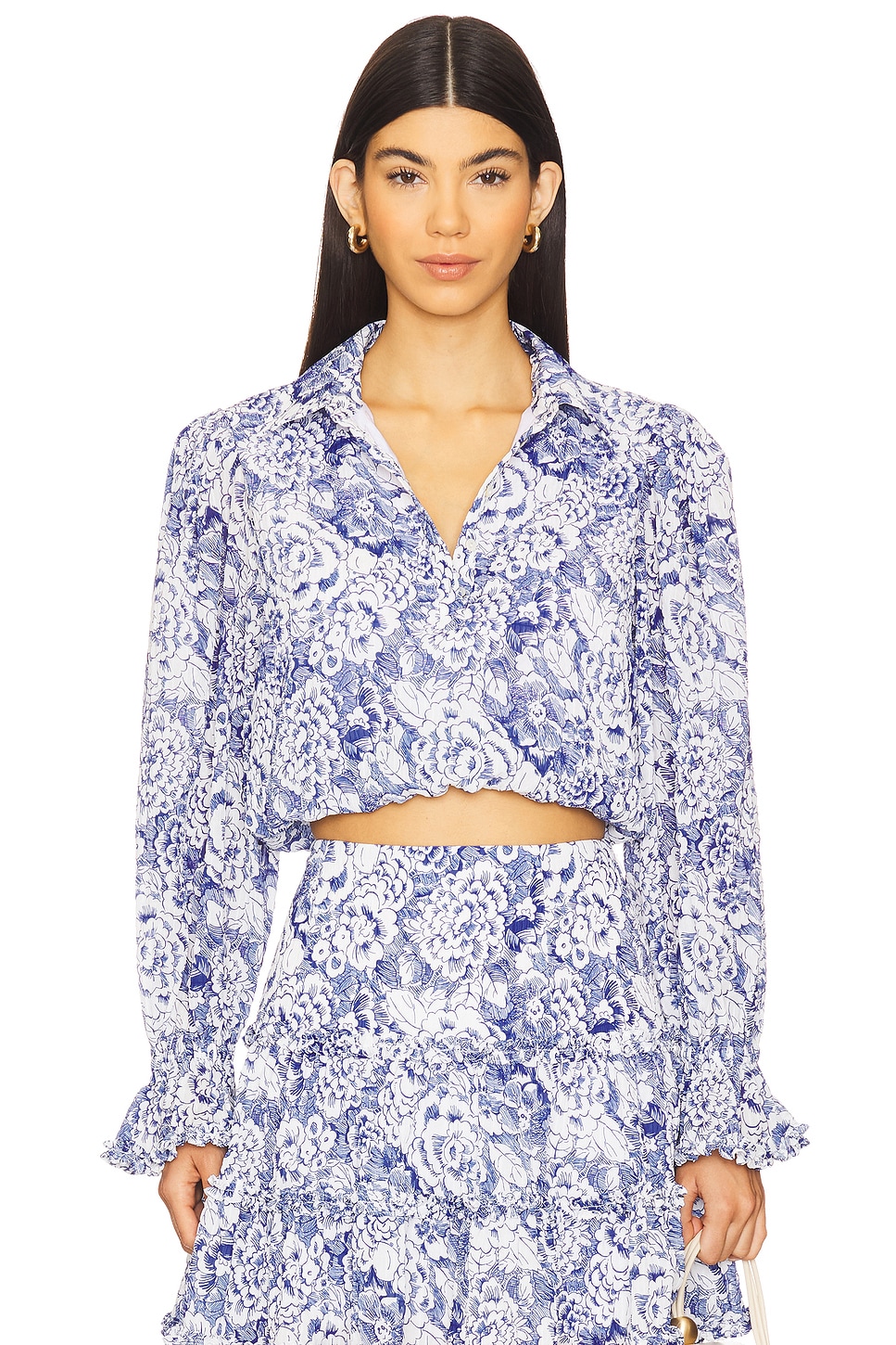 Cinq a Sept Floral Zendaya Top