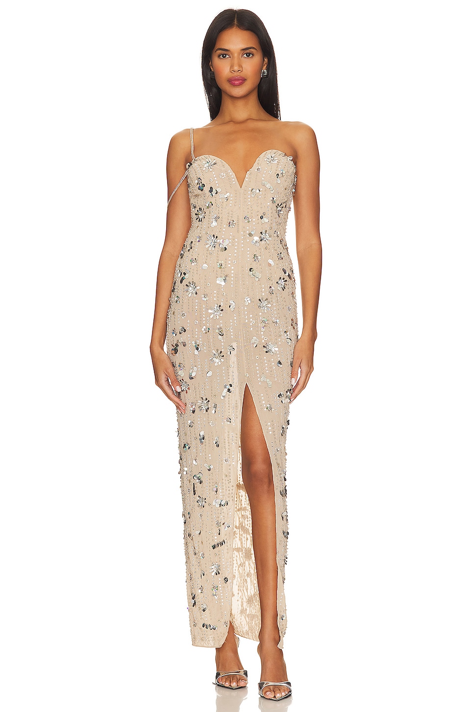 Camila Coelho Tonia Embellished Maxi Dress