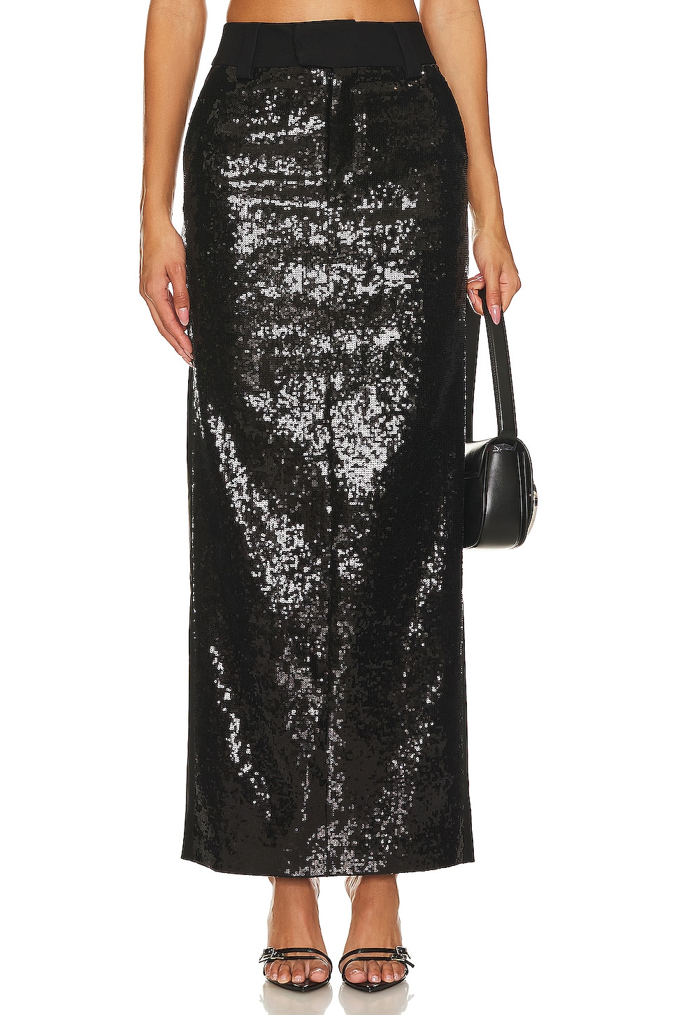 Camila Coelho Venning Sequin Maxi Skirt