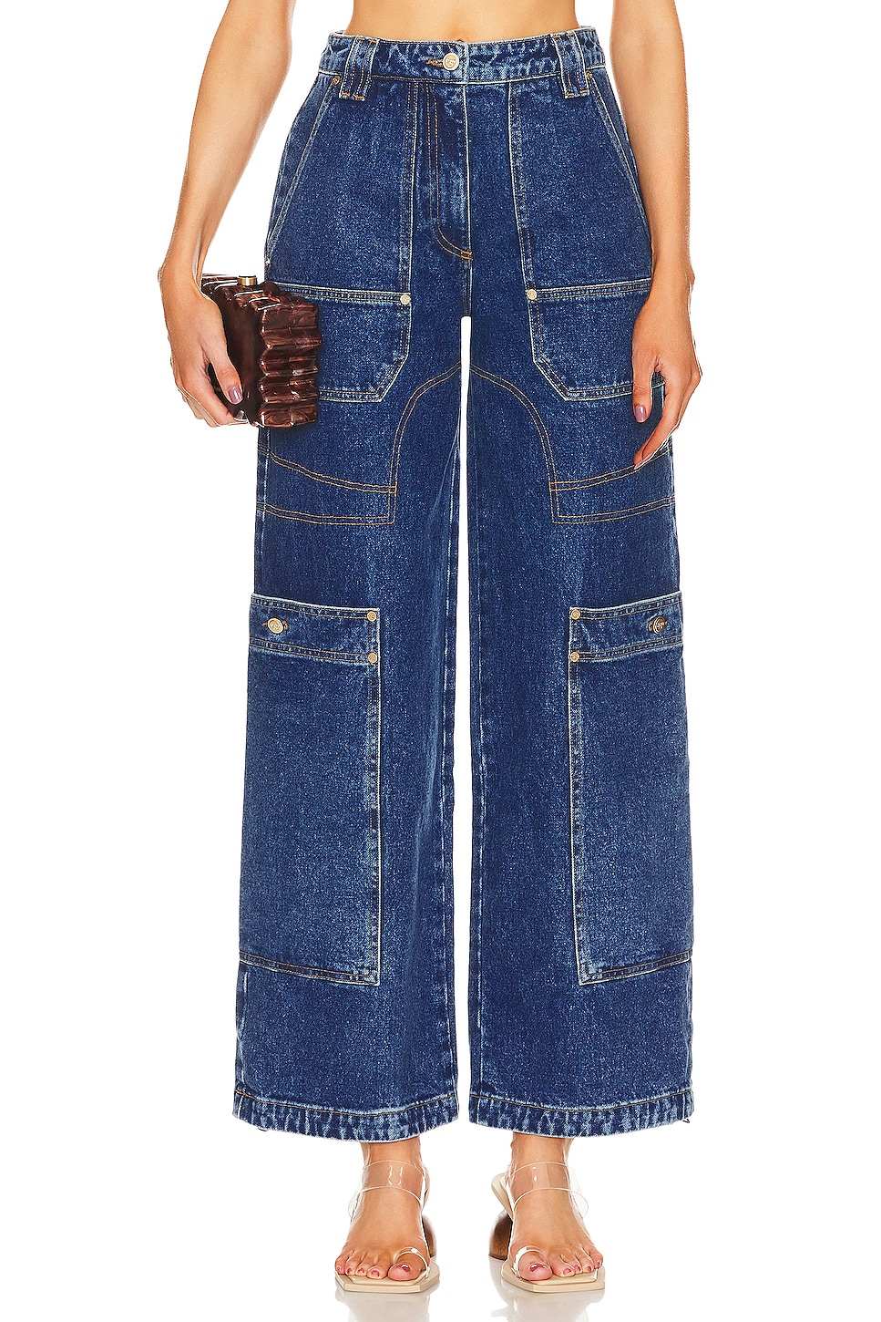 Cult Gaia Wynn Wide Leg Cargo