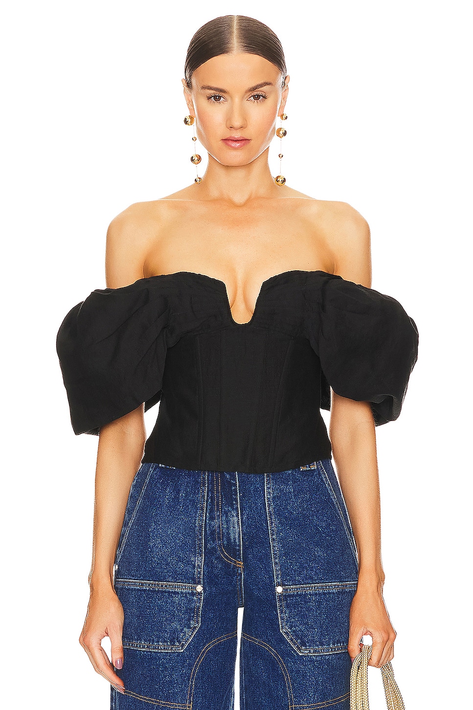 Cult Gaia Samantha Off The Shoulder Top