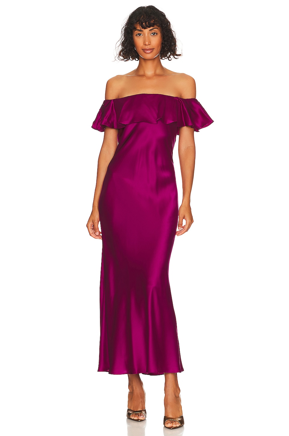 DANNIJO Off The Shoulder Midi Dress