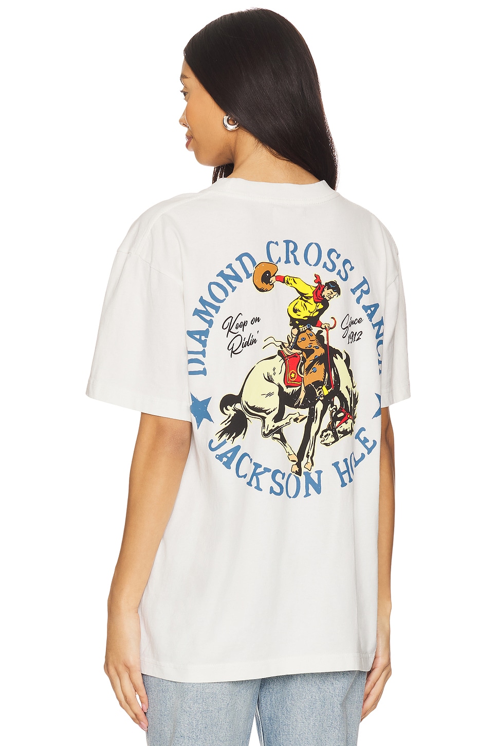 Diamond Cross Ranch Vintage Cowboy Tee