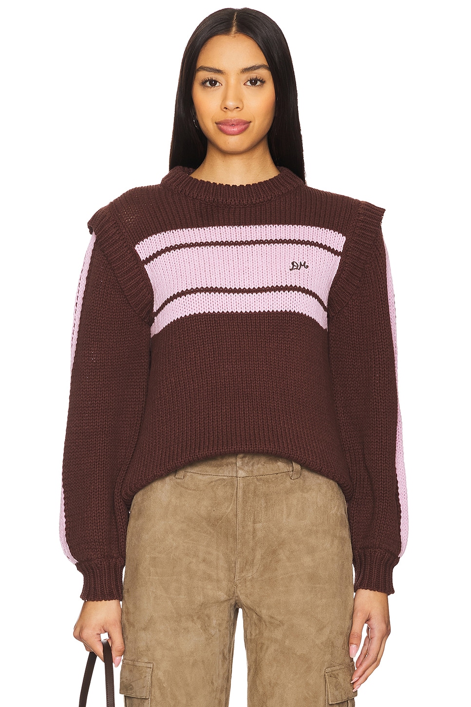 Damson Madder Poppy Crew Neck Jumper