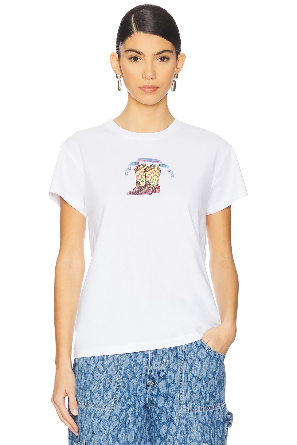 Damson Madder Cowboy Shrunken Tee