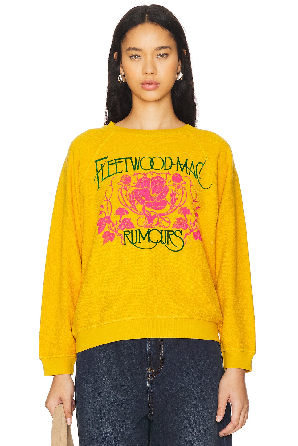 DAYDREAMER Fleetwood Mac Floral Reverse Sweatshirt