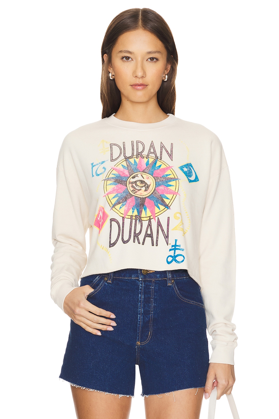 DAYDREAMER Duran Duran USA Tour 1984 Cropped Sweatshirt