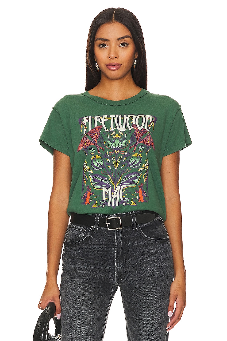 DAYDREAMER Fleetwood Mac Butterflies Reverse Tee