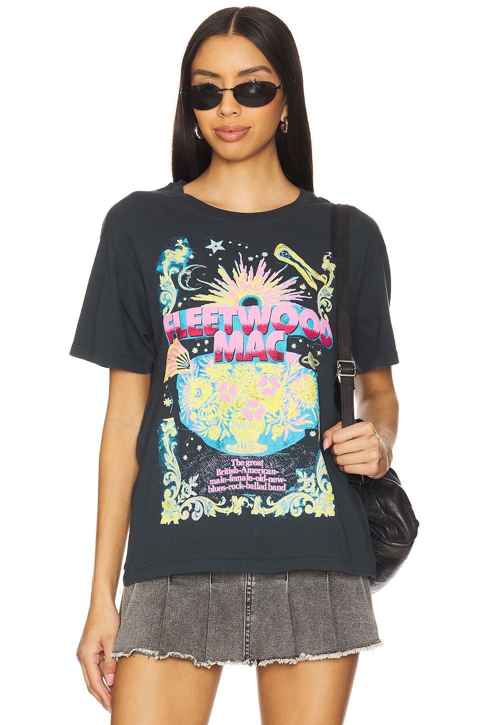 DAYDREAMER Fleetwood Mac Celestial Bouquet Boyfriend Tee