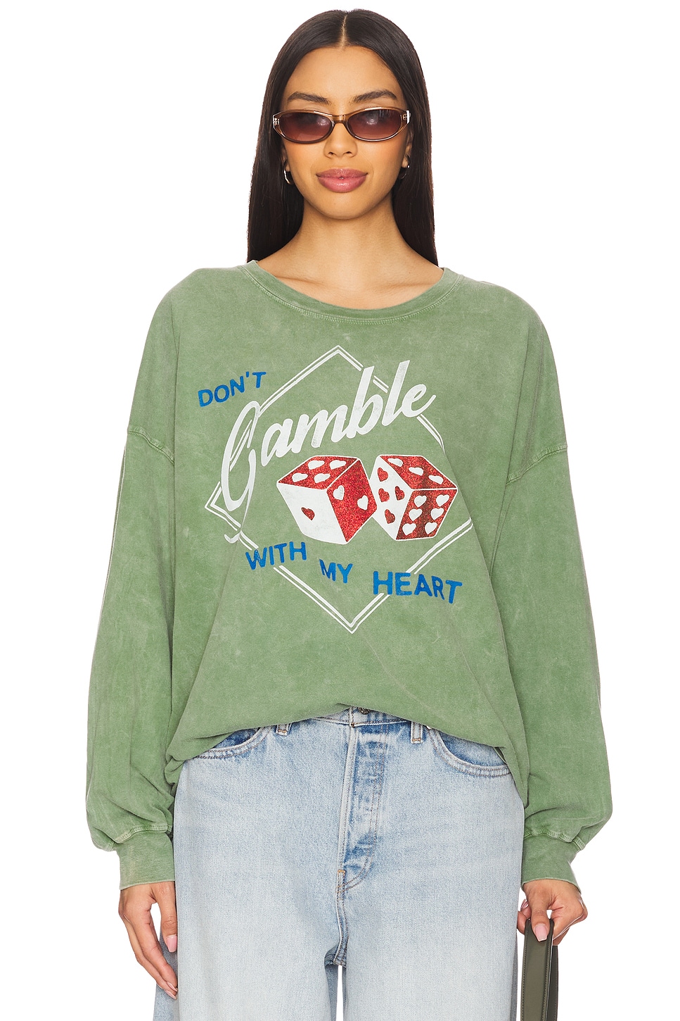 DAYDREAMER Don't Gamble With My Heart Long Sleeve