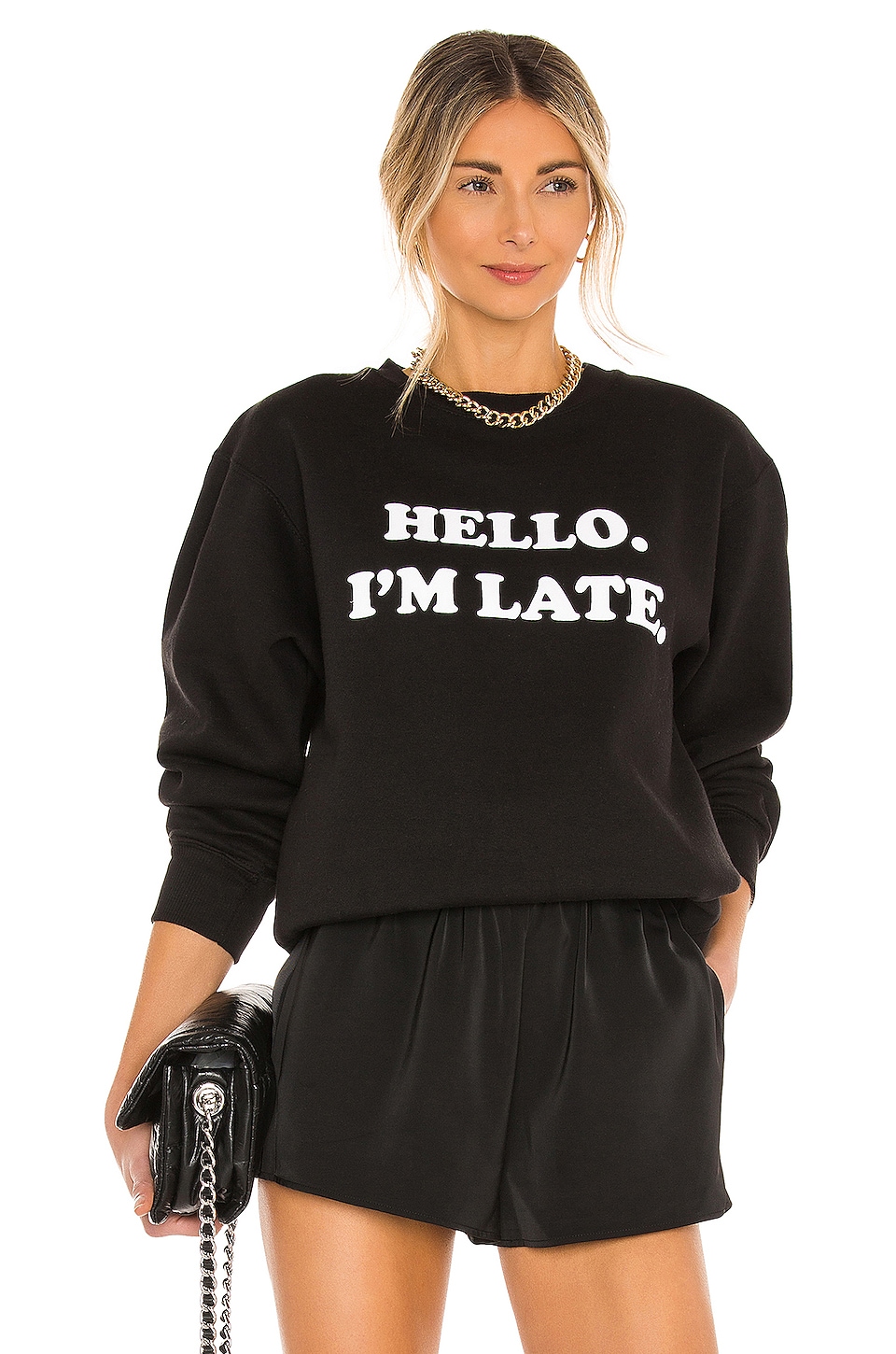 DEPARTURE Hello I'm Late Sweatshirt