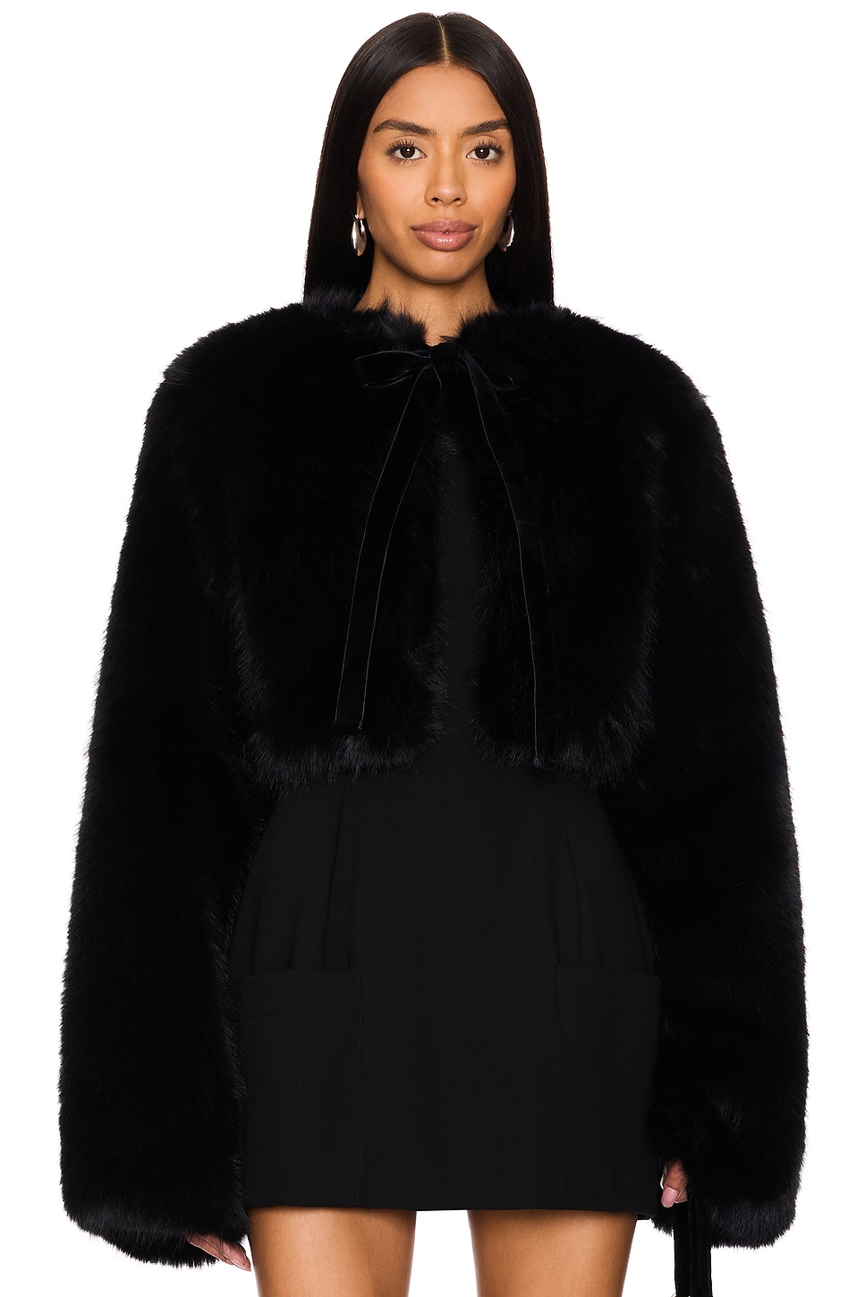 GUIZIO Alyana Faux Fur Jacket