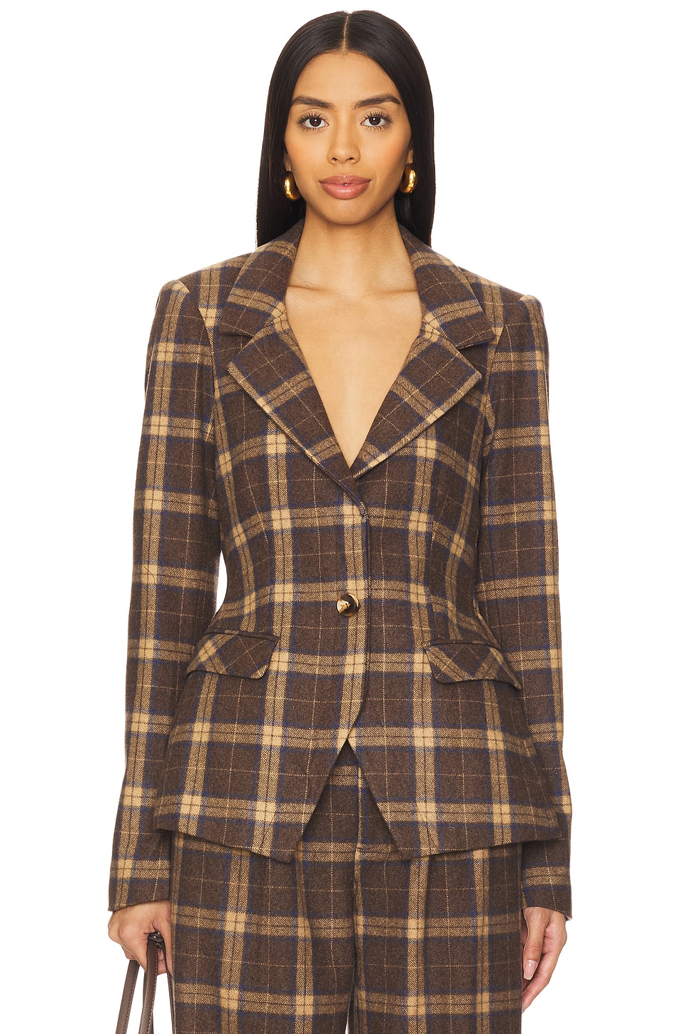 GUIZIO Cooper Tartan Blazer