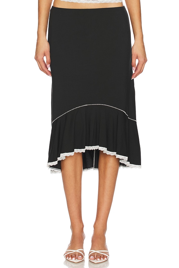 GUIZIO Low Rise Dainty Skirt