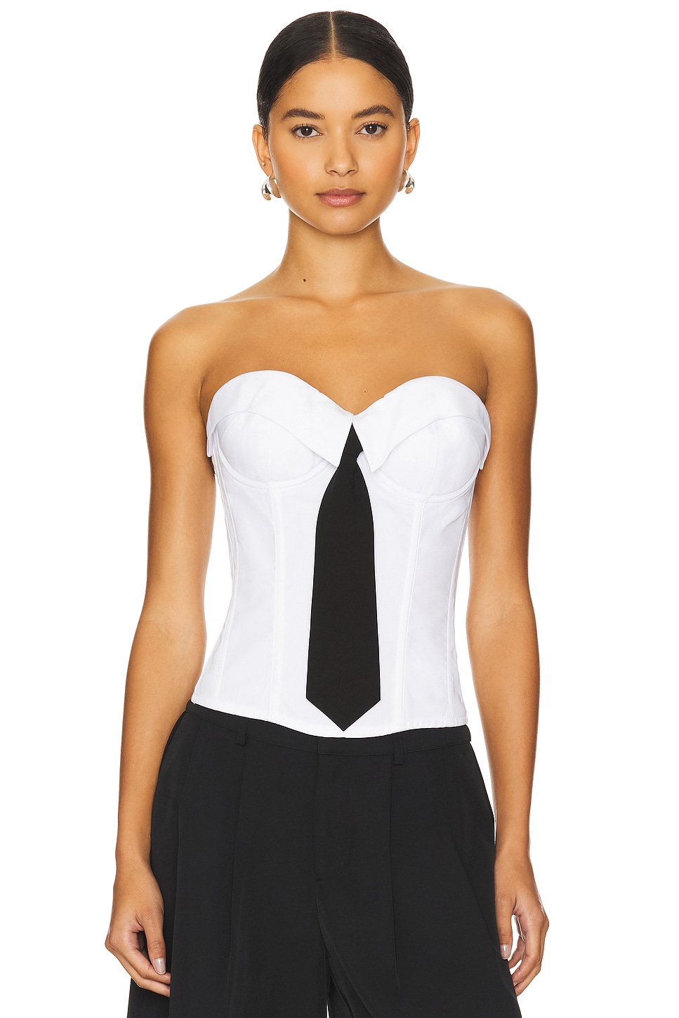 GUIZIO Chrys Pinstripe Corset