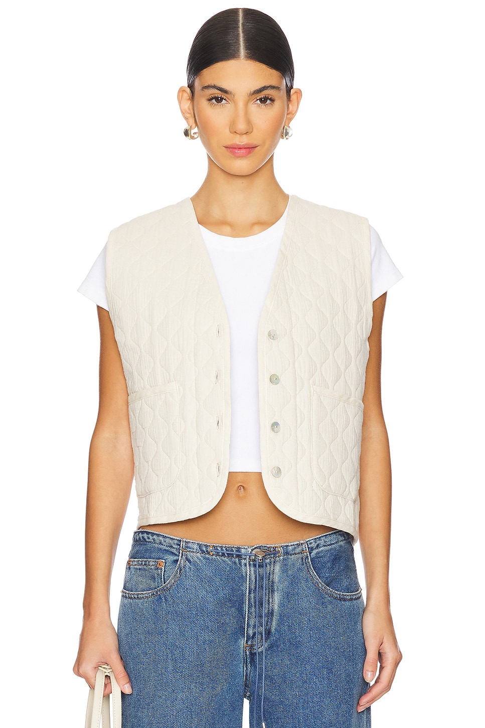 DONNI. The Quilted Vest