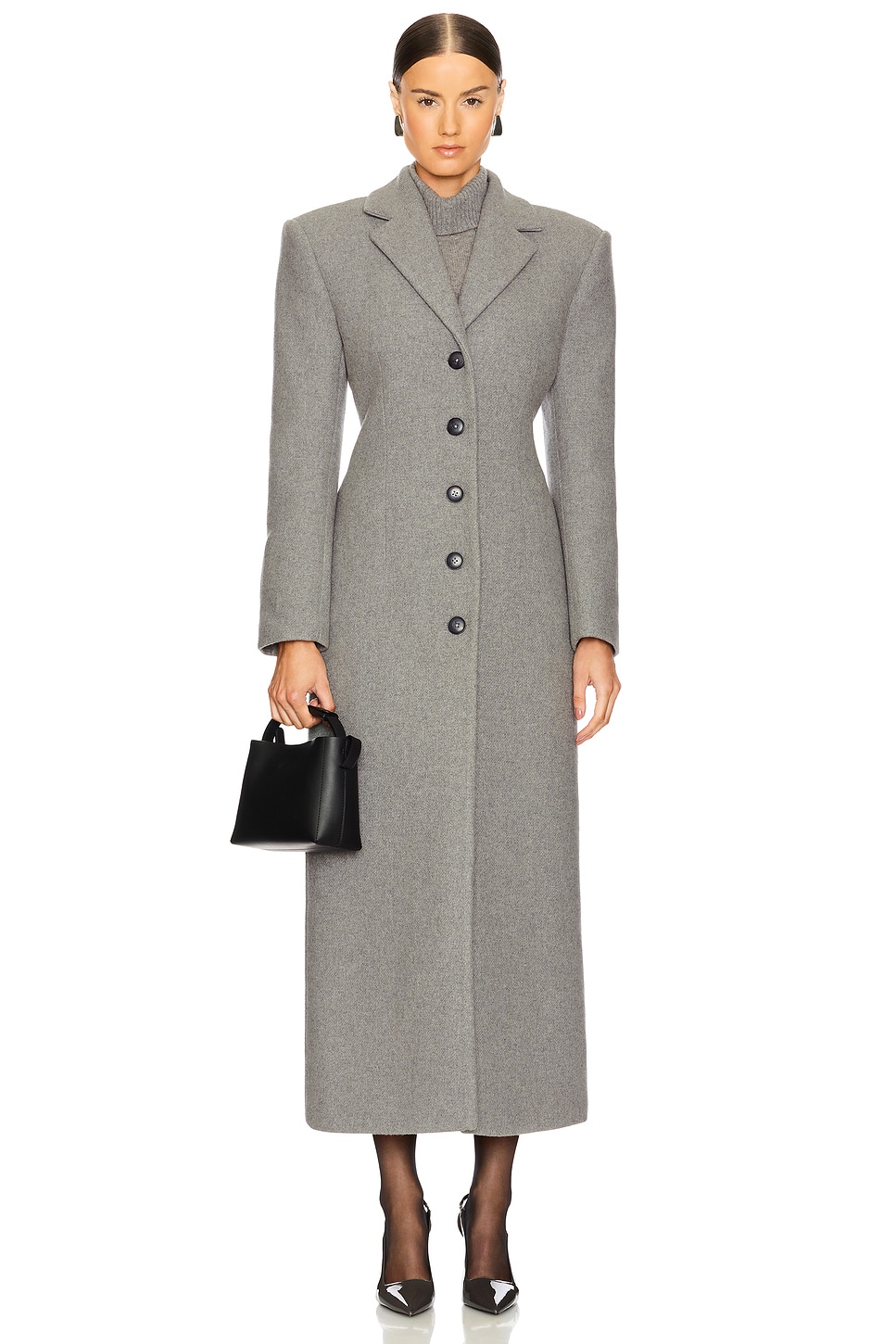 EAVES Yaron Manteco Wool Coat