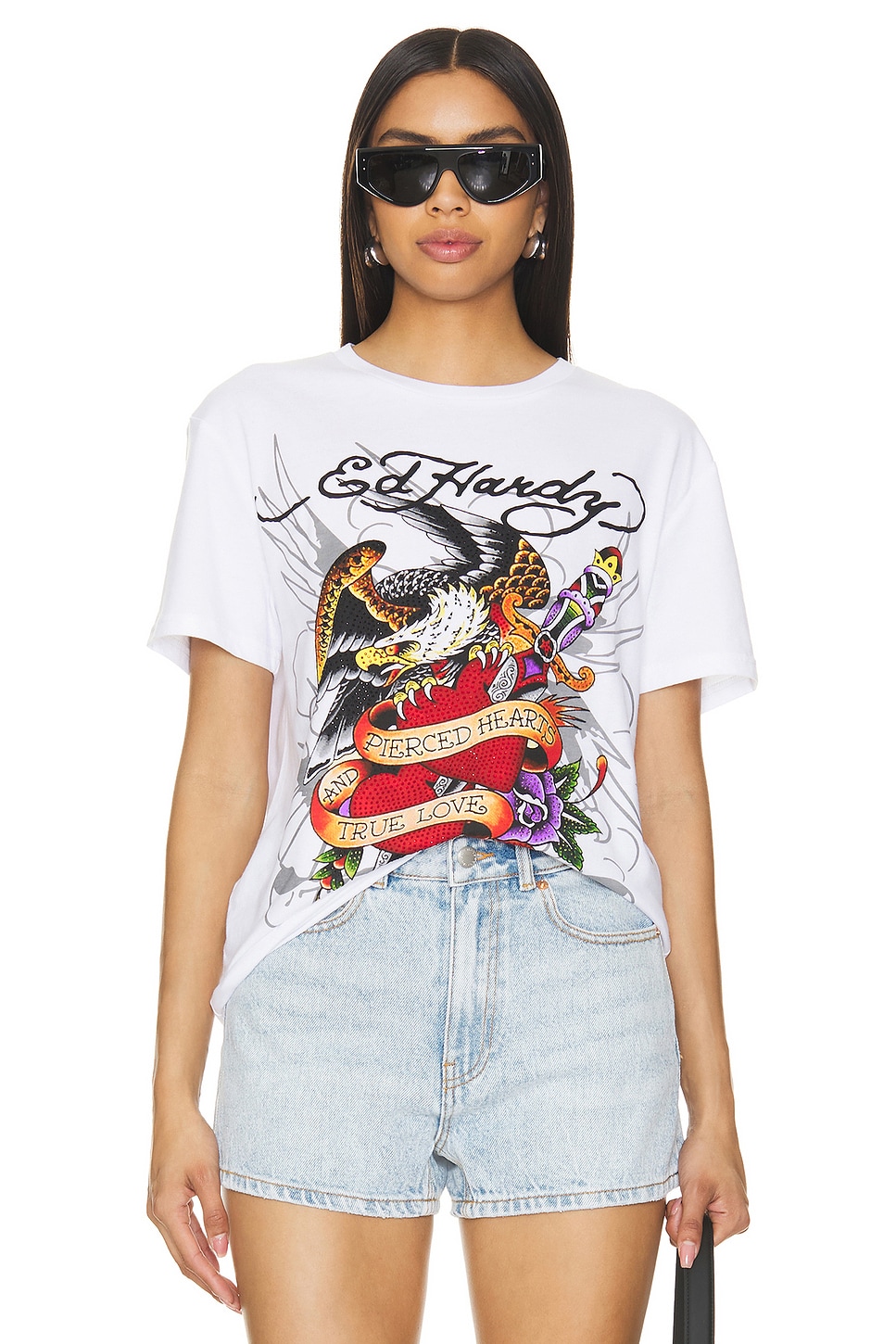 Ed Hardy Pierced Eagle Tee