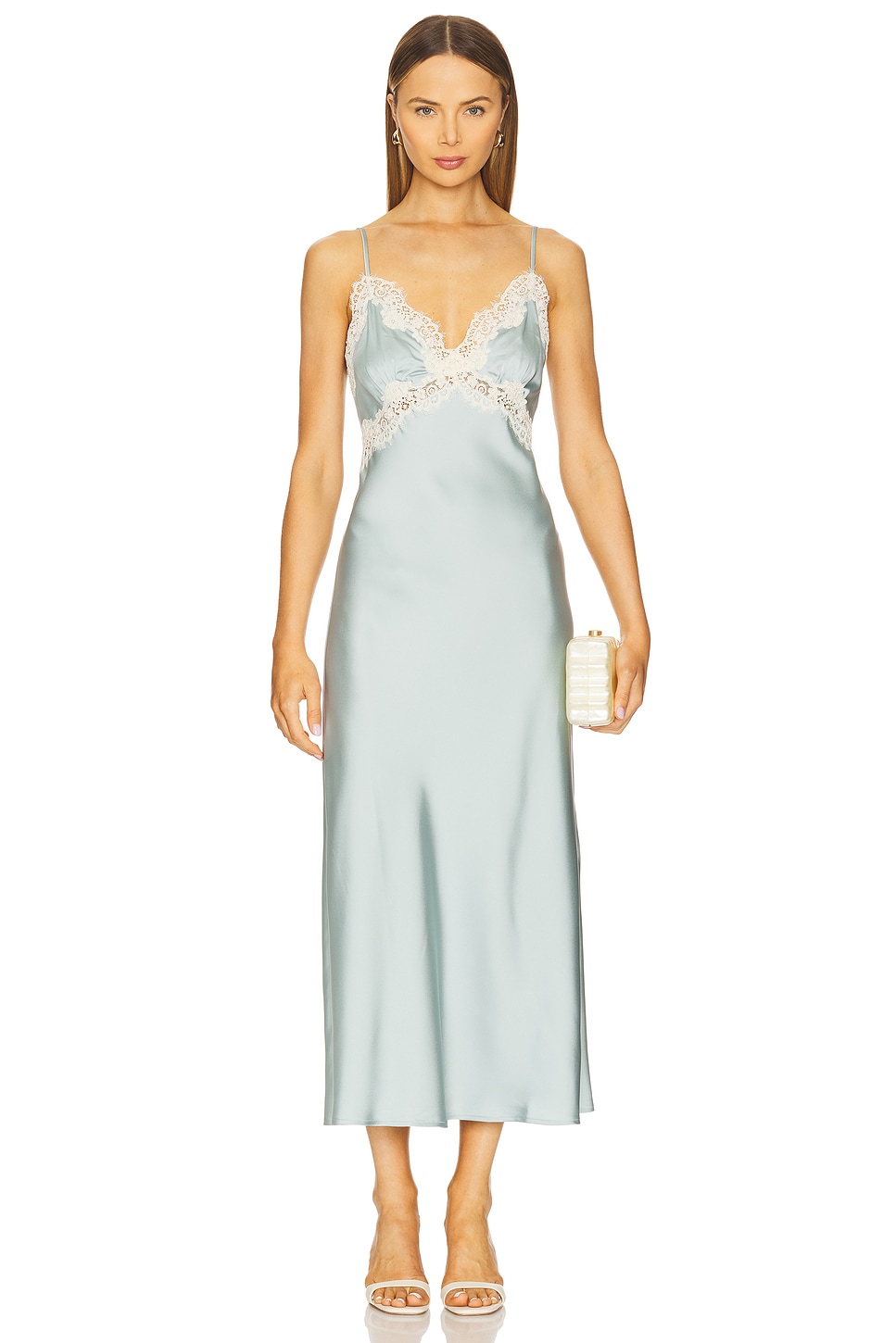 Elodie Evy Satin Slip Dress