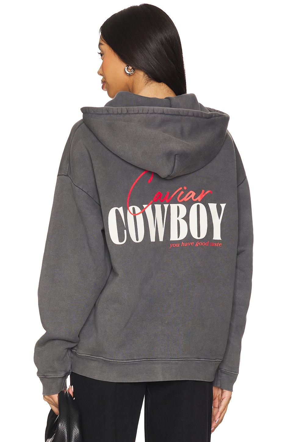 Eleven Eleven Caviar Cowboy Hoodie in Slate