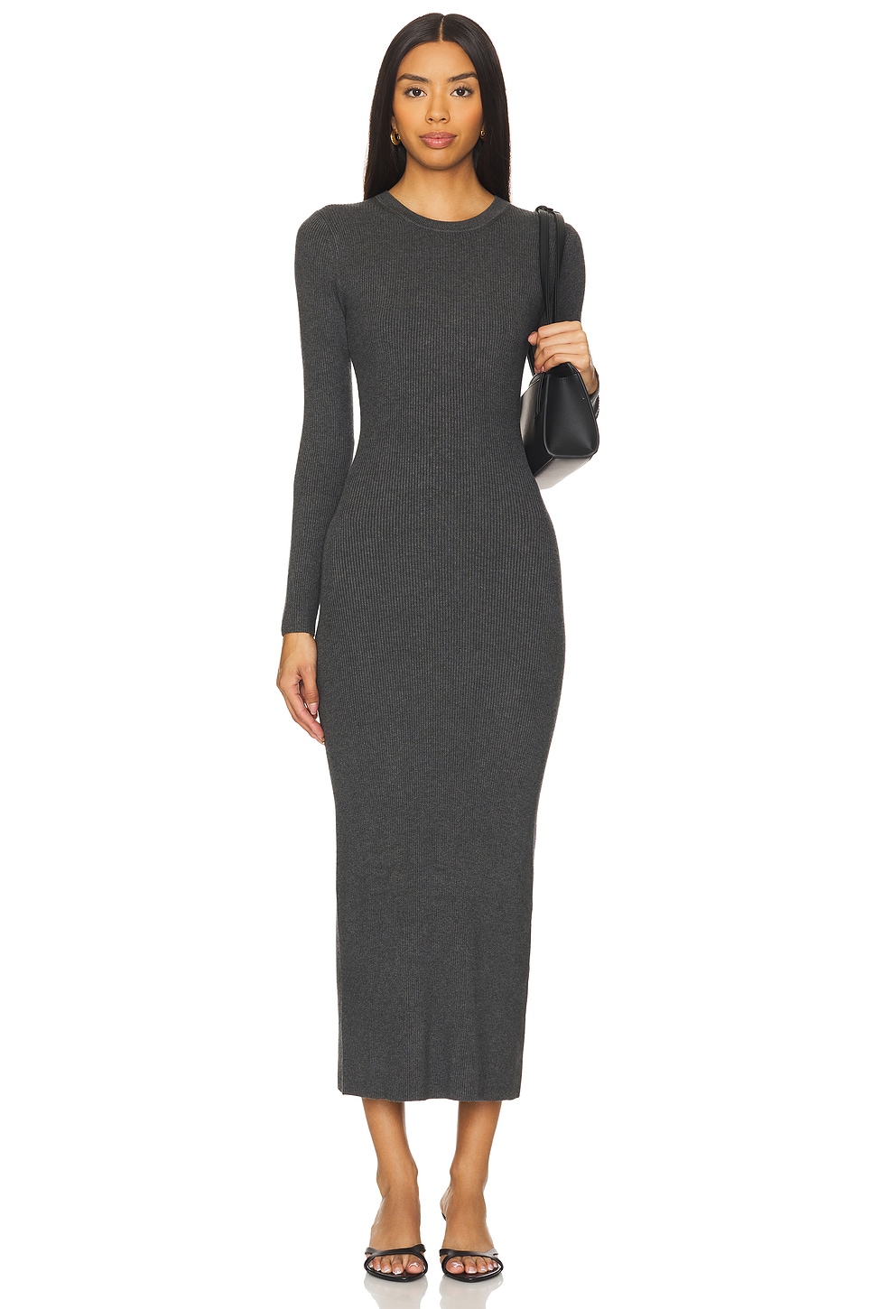 Enza Costa Silk Crewneck Dress