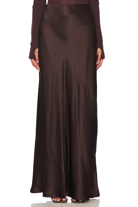 Enza Costa Silk Full Length Skirt