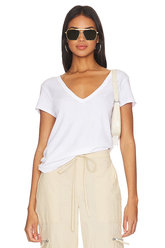 Enza Costa Perfect V Neck Top