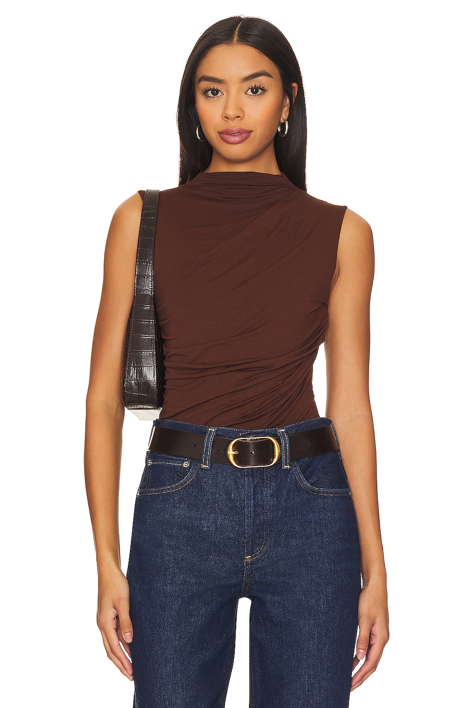 Enza Costa Sleeveless Twist Top