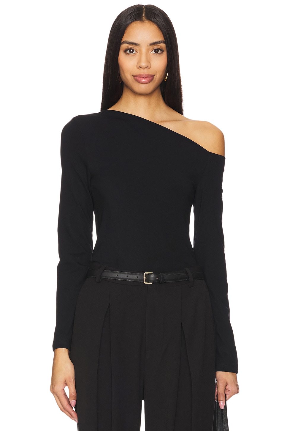 Enza Costa Exposed Shoulder Top