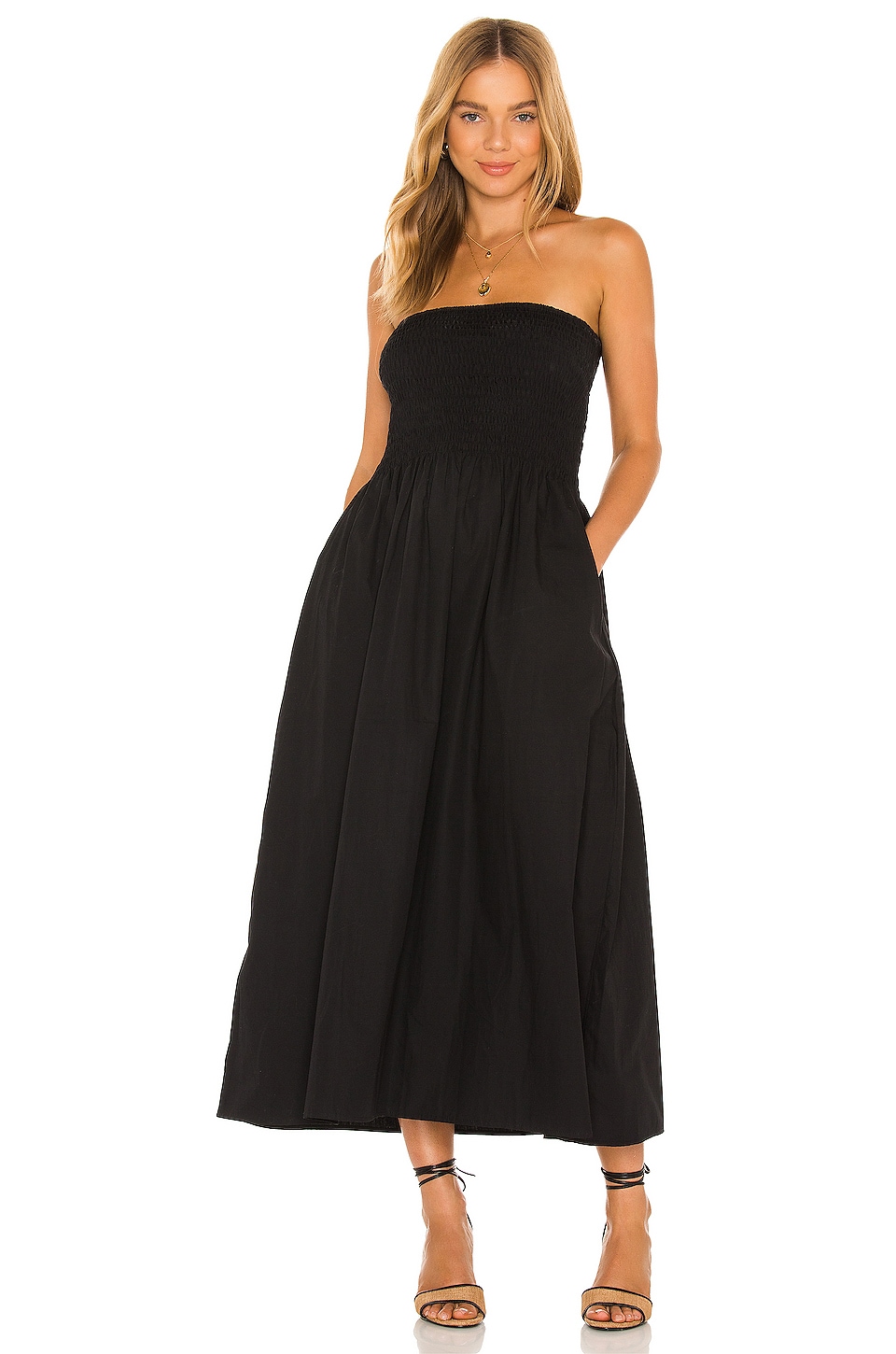 FAITHFULL THE BRAND Madella Midi Dress