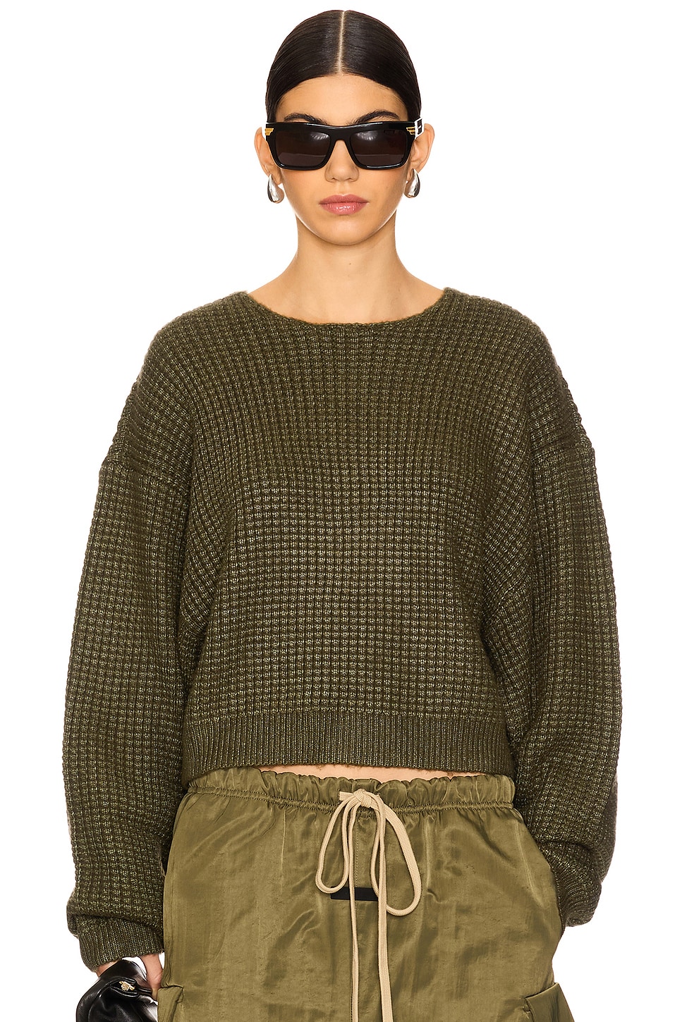 Fear of God ESSENTIALS Cropped Crewneck Sweatshirt