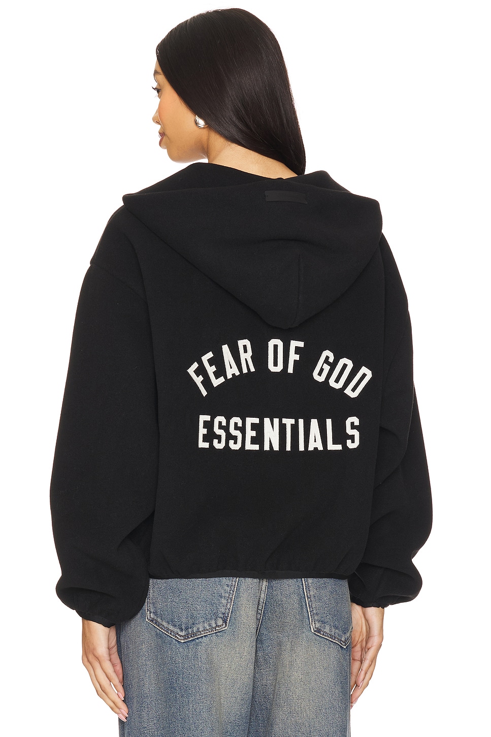 Fear of God ESSENTIALS Brushed Hooded Bomber Jacket