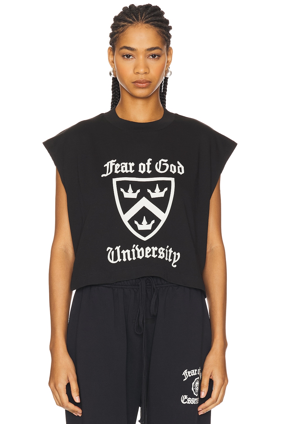 Fear of God ESSENTIALS Cropped Muscle T-Shirt