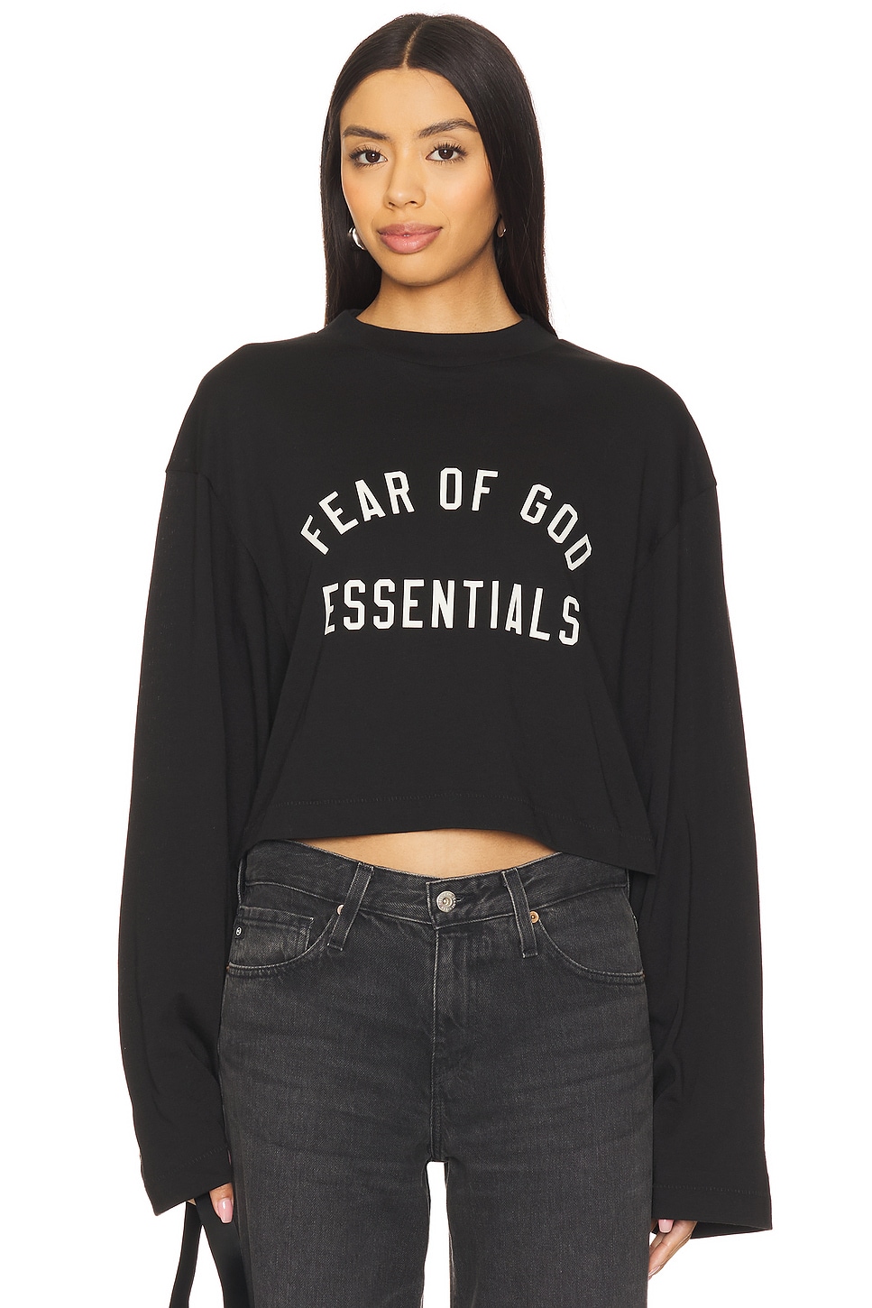 Fear of God ESSENTIALS Cropped Long Sleeve T-Shirt