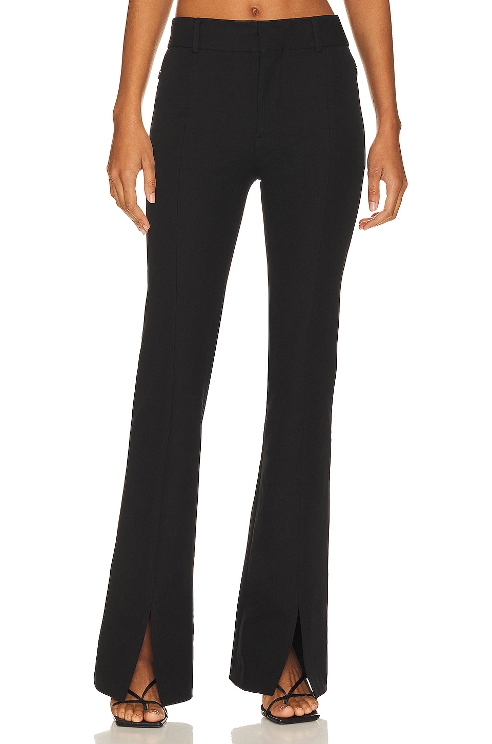 FRAME Le High Flare Split Front Trouser