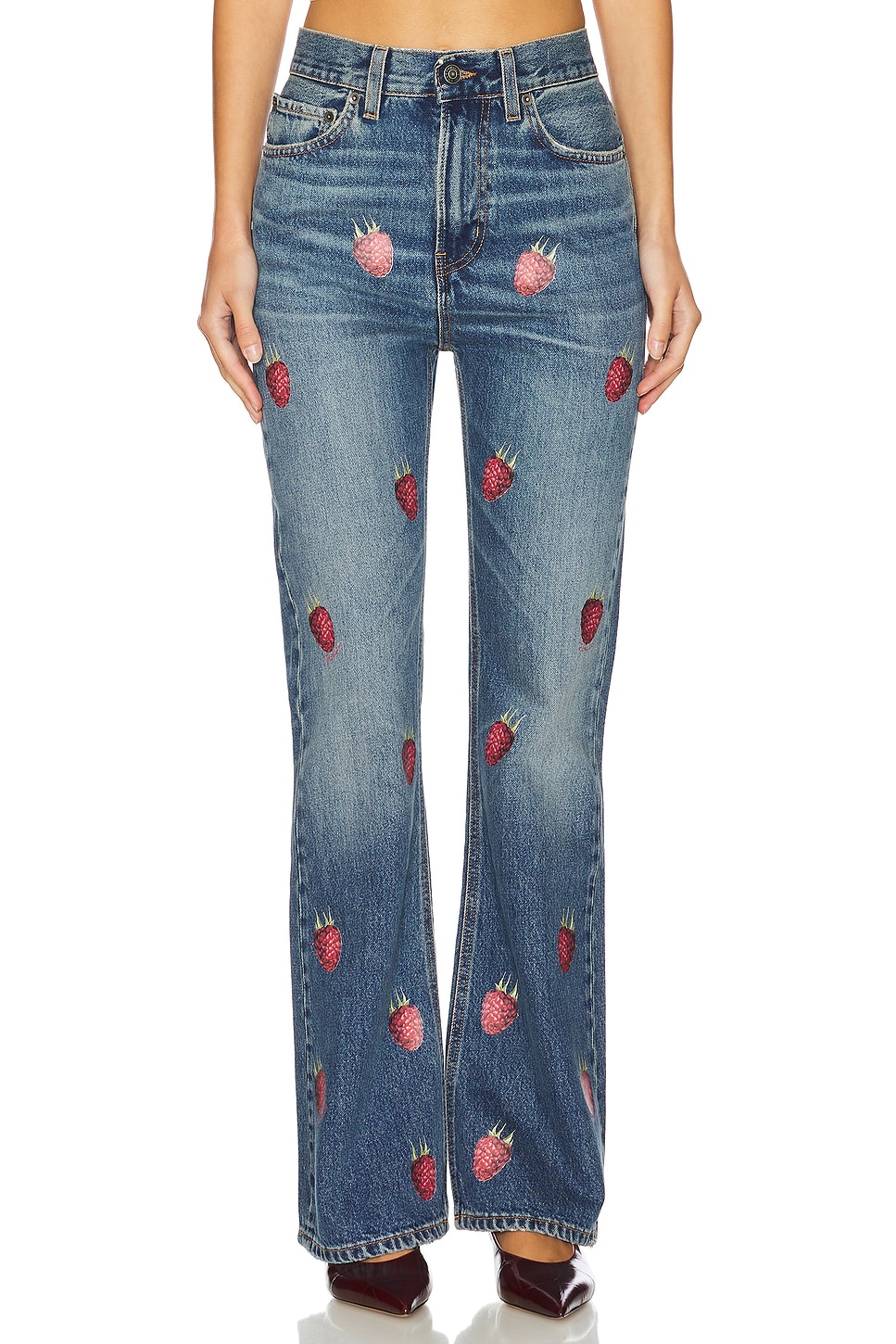 FIORUCCI Raspberry Print Flare